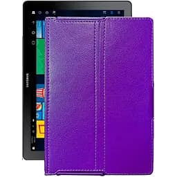 Чехол StatusCASE из экокожи для планшета Samsung Galaxy Book 2 (sm-w737v) Фиолетовый
