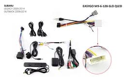 Штатна автомагнітола EasyGo M9-6-128-SLO QLED Subaru Legacy, Outback - мініатюра 2