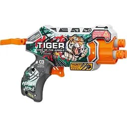 Игрушечный детский пистолет мех. с барабаном и мягким. патронами (4 шт.) (Тигр) (15 х 11см)