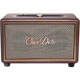 Портативная колонка OneDer D6 BT/TF/USB/AUX 40 Вт Brown