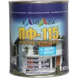 Емаль ПФ-115 Fantazia біла 0.9 л