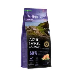 Корм сухой Profine Large Salmon and Potatoes для взрослых собак больших пород, с лососем и картофелем, 12 кг