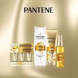 Подарунковий набiр Pantene Інтенсивне відновлення: Шампунь 250 мл + Бальзам-ополіскувач 160 мл + Олія для волосся 100 мл + Засіб для догляду за волоссям 3х15 мл - мініатюра 3