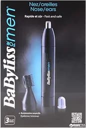 Тример , для носа, батарейки АА, в компл., насадок-1, чорний BaByliss teh0026066 - мініатюра 5