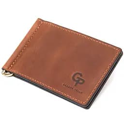 Кожаный мужской зажим для денег GRANDE PELLE 12х8х0.7 см acs0018633