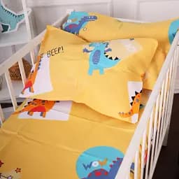 Наволочка MirSon Бязь Kids Time 20-0033 Good dinosaur 50х70 см жовта (2200009638855)