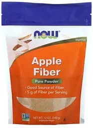 Натуральна добавка NOW Apple Fiber, 340 грам