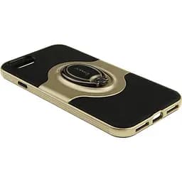 Чохол-накладка iPaky PC Bumper Soft case with 360 finger ring holder iPhone 7 Gold - мініатюра 6