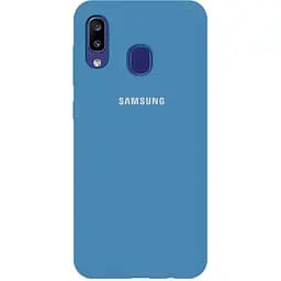 Чохол-накладка Toto Silicone Full Protection Case Samsung Galaxy M10s/A20/A30 Navy Blue - мініатюра 2