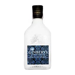 Джин Ginbery's London Dry Gin, 37,5%, 0,2 л