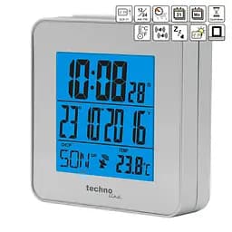 Годинник настільний Technoline WT268 Silver (WT268), Білий - мініатюра 3