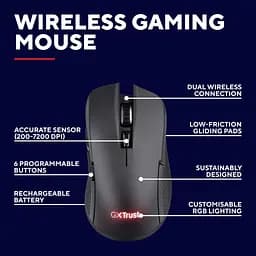 Мишка Trust GXT 931 Wireless Black (25330) - мініатюра 10