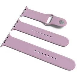Силіконовий ремінець для Apple Watch Sport Band 42(ser.1-3)/44/45/46/49mm (S/M  M/L) 3pcs Ліловий / Lilac Pride