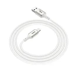 Кабель Hoco Lightning Howdy charging data cable X66, 1 метр белый