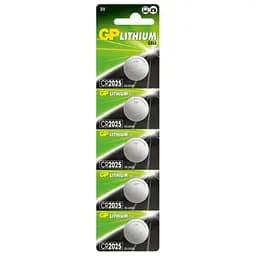 Батарейка GP CR2025 Lithium (5шт)
