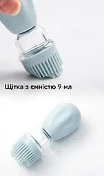 Диспенсер для олії та оцту Semi Dispenser 180 мл, Blue/Turquoise із силіконовим пензлем - мініатюра 5
