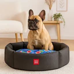 Лежанка для собак Waudog Relax Інжир L  49х49х20 см   - мініатюра 4