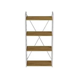 Етажерка 4/60 Ferrum-decor Серії Коннект 120x60x28 білий ДСП Дуб Артізан 16мм (FRD-104244)