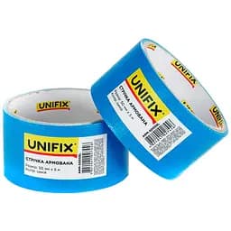 Стрічка клейка універсальна армована скотч Unifix 50 мм x 5 м синя