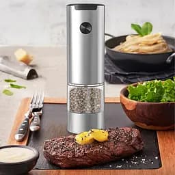 Електричний млин для перцю та спецій M01 Silver - мініатюра 2