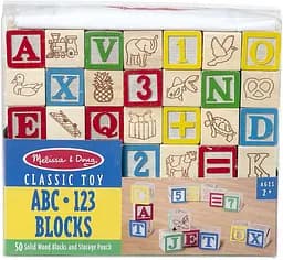 Дерев'яні кубики Melissa&Doug Азбука/Цифри 50 елементів (MD1900) - мініатюра 3