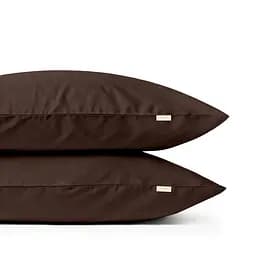 Комплект постільної білизни Cosas Brown Двоспальний сатин шоколад (11Satin_Brown_Brown_180) - мініатюра 4