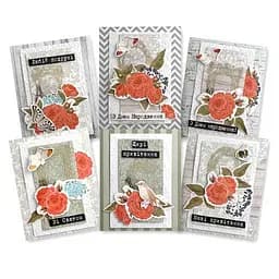 Набор для поздравительных открыток Розовые мечты FDGCK-042, 6 шт