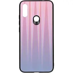 Чохол-накладка Toto Aurora Print Glass Case Xiaomi Redmi Note 7 Lilac