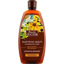 Шампунь-бальзам Family Doctor Фіто-формула для додаткового обє'му волосся, 500 мл