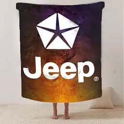 Плед плюшевий на подарунок 3D Jeep 160х200 см - мініатюра 2