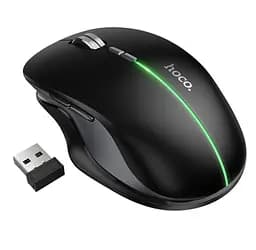 Компьютерная мышь Hoco GM40 Dixon RGB Dual-Mode Wireless Mouse(Rechargeable version) Черный