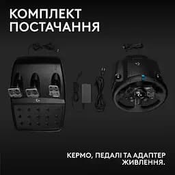 Кермо і педалі Logitech G923 Trueforce Racing Wheel and Pedals (941-000149) Black - мініатюра 10