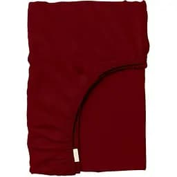 Простынь Cosas на резинке в детскую кроватку 60х120 ruby, бордо (Ranfors_Bordo_120)