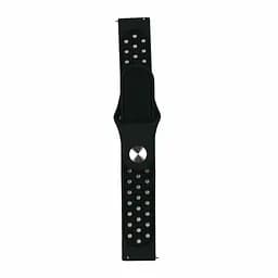 Ремінець Nike Sport 22mm Samsung Watch Gear S3/Xiaomi Amazfit Black (S) - мініатюра 2