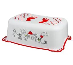 Підставка з гумками Maltex Сім'я, білий з червоним (3910569)