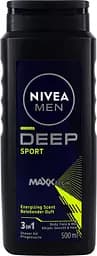Гель для душу Nivea Men Deep Sport 3 в 1 500 мл