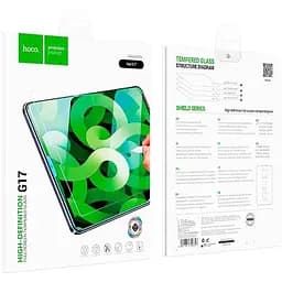 Захисне скло Hoco для iPad 9.7" Shield series full-screen high-definition tempered glass (G17) - мініатюра 2