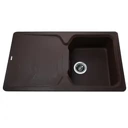 Гранітна мийка Globus Lux Boren коричневий 860x500мм-А0006 000010599, Коричневий