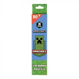 Карандаши цветные Yes Minecraft Creeper, 6 цветов