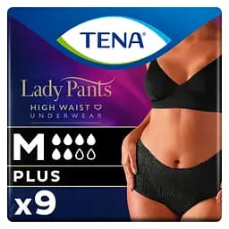 Урологические трусы для женщин Tena Lady Pants Plus Black M 9 шт.