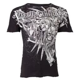 Футболка Xtreme Couture by Affliction Men T-Shirt Outlaw Skulls Tattoo Biker 3XL