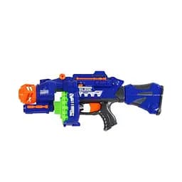 Автомат 7051 с мягкими шарами, легкий и безопасный бластер на батарейках для детей.