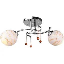 Люстра потолочная Brille в спальню E27 60W CH (LK-480C/2)