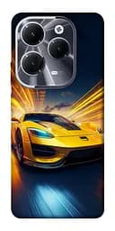 Чохол Demsky Yellow Porsche для Infinix Hot 40
