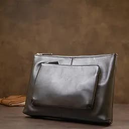 Чоловіча шкіряна сумка для ноутбука GRANDE PELLE 36х25х1,5 см sum0015577 - мініатюра 8