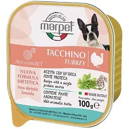 Влажный корм для собак Marpet AequilibriaVet мусс с индейкой 100 г (CH19/100)