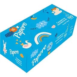 Серветки косметичні Papero двошарові 150 шт.