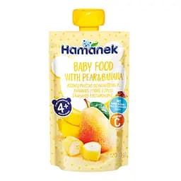 Пюре Hamanek Pouch Груша и банан, 120 г