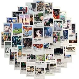 Стикерпак GeekLand Anime Hits: Classics and Modernity 50 штук