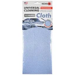 Професійна серветка Nowax для авто 40х30 см перфорована синя (NX62432)